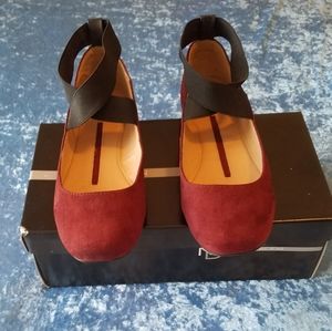 Suede Ballet Flats